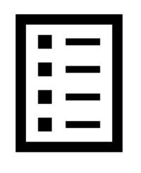 graphic of a plan or checklist, representing the Planning Committee